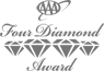 This image features the "Four Diamond Award" logo with four stylized diamonds beneath the text.